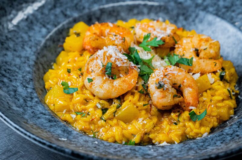 Tigerreje Risotto